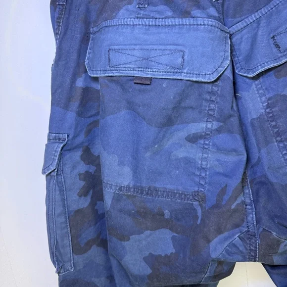 Hudson Jeans Navy Camouflage Cargo Pants - Picture 12 of 14
